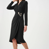 Joseph Ribkoff Fitted Wrap Dress