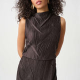 Joseph Ribkoff Pleated Satin Dress