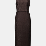 Joseph Ribkoff Pleated Satin Dress