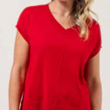See Saw Merino Side Split Knit Vest