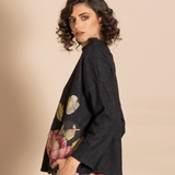 Megan Salmon Tapestry Box Jumper