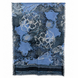 Wearable Art Wool Embroidered Scarf