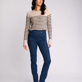 Vassalli Bay Pull On Blue Denim Jean