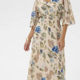 Cream Hailey Long Dress