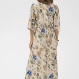 Cream Hailey Long Dress