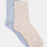 Ambra Fleck Wool Crew Sock 2 Pairs