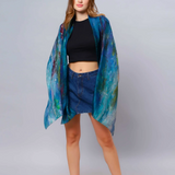 Wearable Art Silk Scarf
