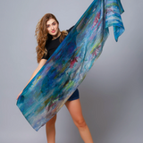 Wearable Art Silk Scarf