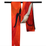 Wearable Art Silk Scarf