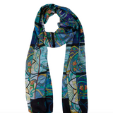 Wearable Art Silk Scarf