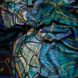 Wearable Art Silk Scarf