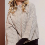 See Saw 7/8 Pointelle Knit Top