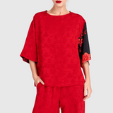 Alembika Tono Boxy Jacquard Top