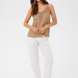 Cream Anna Top