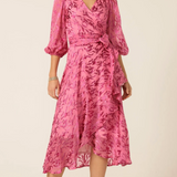 Sacha Drake Sherbet Breeze Midi Wrap Dress