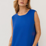 Kaleido Linen V Back Tank