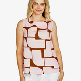 Ping Pong Ava Button Detail Top