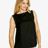 Ping Pong Oakley Scallop Trim Top