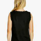Ping Pong Oakley Scallop Trim Top