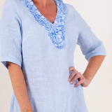See Saw Ruffle Front Dress