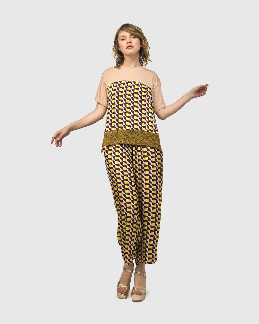 Alembika Geometric Pants