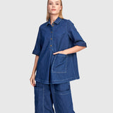 Alembika Myles Popover Denim Shirt