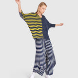 Alembika Ahoy Punto Pants, Navy/White
