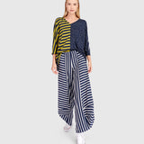 Alembika Ahoy Punto Pants, Navy/White