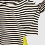 Urban by Alembika Deuce Boxy Top, Cream Stripes