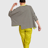 Urban by Alembika Deuce Boxy Top, Cream Stripes