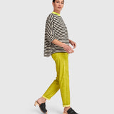 Urban by Alembika Deuce Boxy Top, Cream Stripes