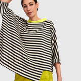 Urban by Alembika Deuce Boxy Top, Cream Stripes