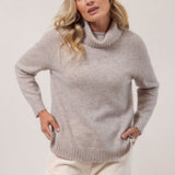 See Saw Merino Roll Neck Sweater