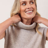 See Saw Merino Roll Neck Vest