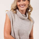 See Saw Merino Roll Neck Vest