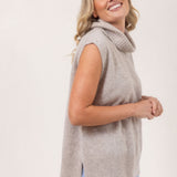 See Saw Merino Roll Neck Vest
