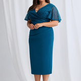 Trellis Lane Joyce Beaded Midi Dress