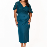 Trellis Lane Joyce Beaded Midi Dress