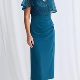 Trellis Lane Joyce Beaded Midi Dress