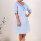 See Saw Ruffle Front Dress