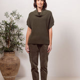 See Saw Cowl Neck Top