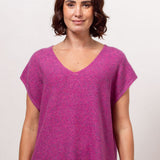 See Saw Llama/Wool Blend Boxy Vest