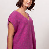 See Saw Llama/Wool Blend Boxy Vest