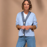 Foil Plush Love Cardi