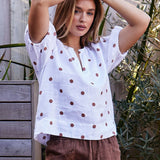 JUMP Spot Print Top