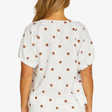 JUMP Spot Print Top