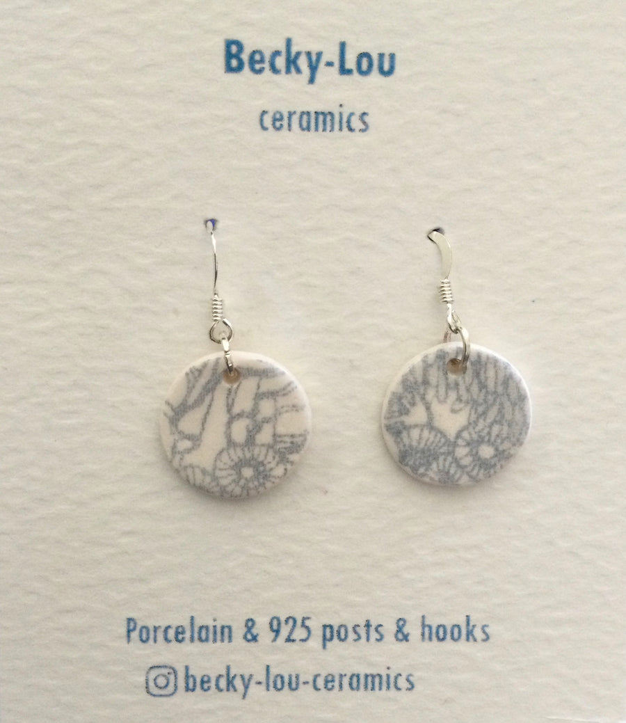 Becky-Lou Ceramics Small Drop Earrings