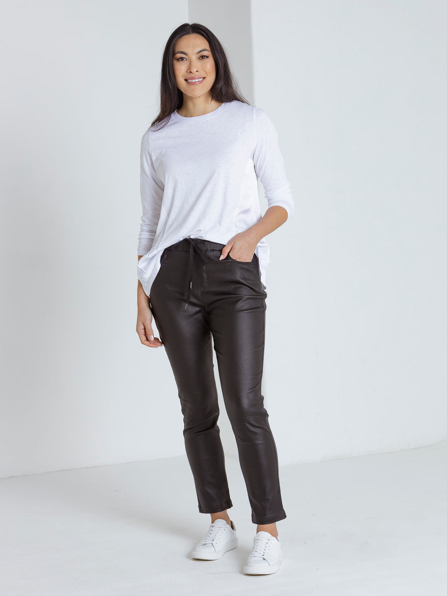 Marco Polo Faux Leather Pant